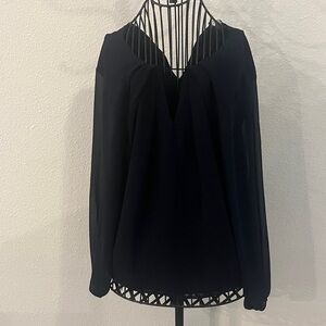 Calvin Klein Navy Blue Blouse